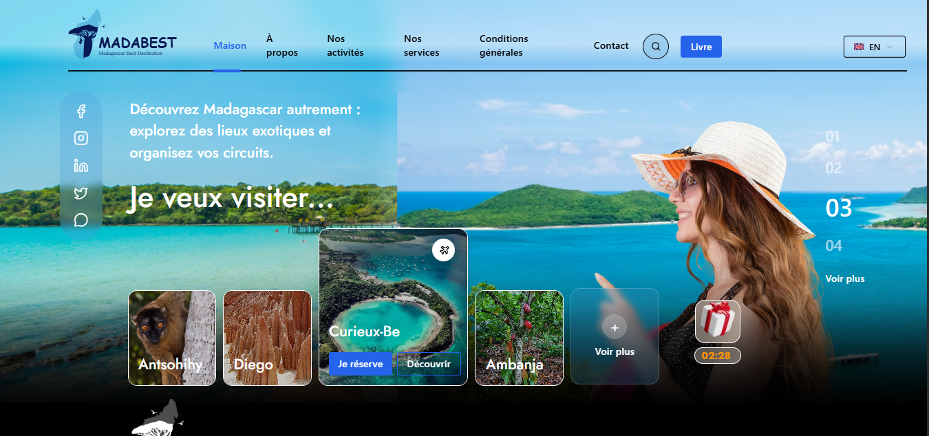 MADABEST voyagez à Madagascar à travers une plateforme immersive