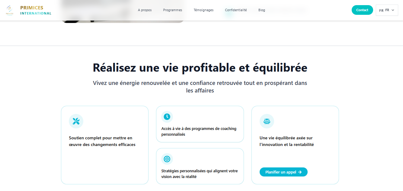 PRIMICES performance, leadership et bien-être - 3